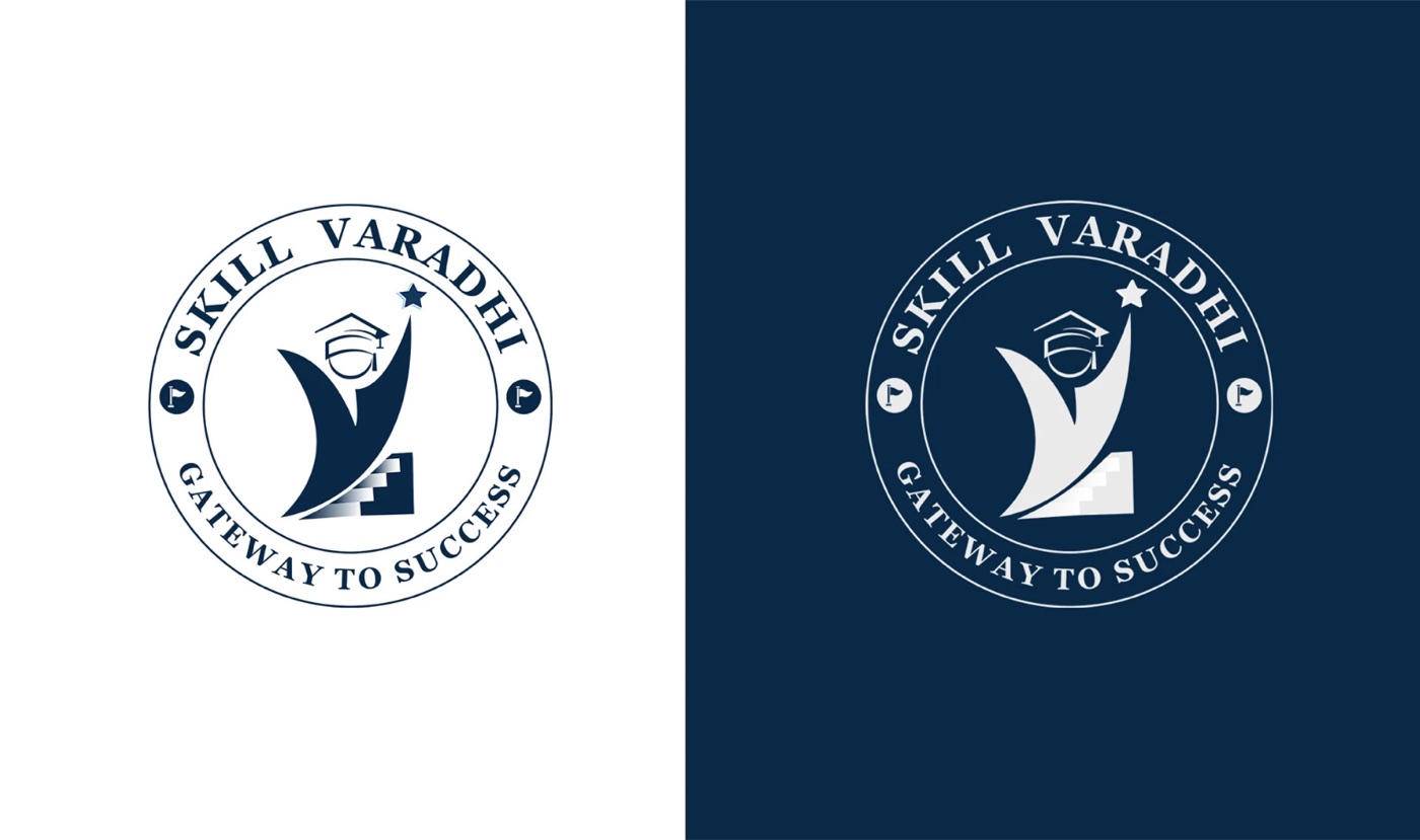 Skill Varadhi logo on light and dark backgrounds